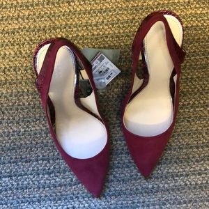 Zara Burgundy High Heels